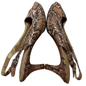 Naturalizer Happie Snakeskin pattern Slingback Pump size 7.5 see photos for wear